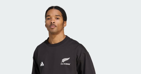 アディダス オールブラックス プレゼンテーションTシャツ - ブラック