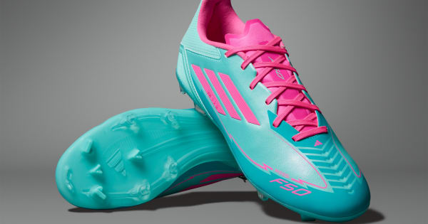 adidas F50 League Messi Firm/Multi-Ground Boots - Turquoise