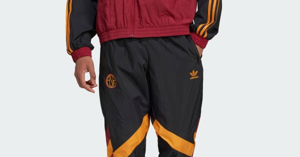 アディダス ASローマ オリジナルス トラックパンツ - ブラック