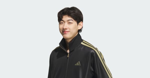 アディダス Stadium Goldレギュラーフィット トラックトップ