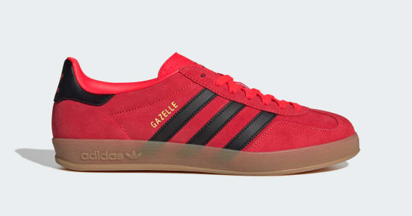 adidas Gazelle Indoor Shoes - Red | Free Shipping with adiClub