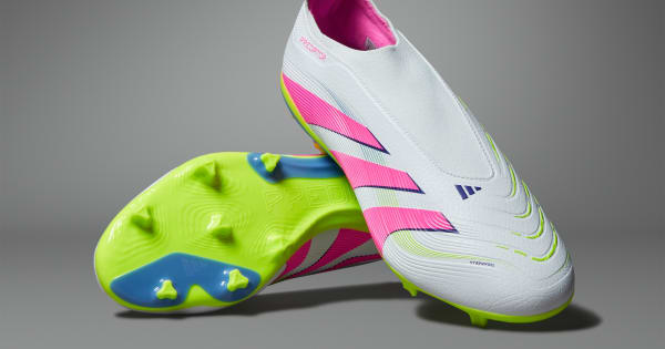 adidas Predator サッカーシューズ ホワイト/ピンク/グリーン adidas Predator Pro 25 FG - SoccerWorld - SoccerWorld