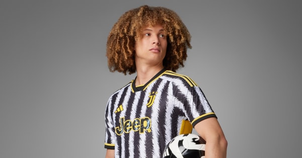 adidas Juventus 23/24 Home Authentic Jersey - Black | Free