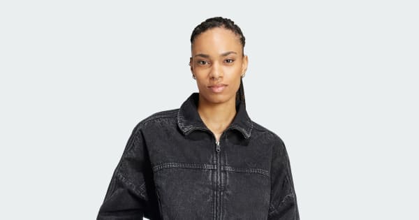 アディダス プレミアム エッセンシャルズ デニム トラックトップ