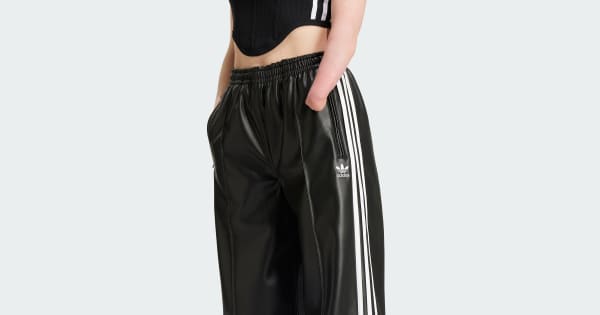 ★新品タグ付き★ adidas FIREBIRD プレザートップ レザー調 大人気☆レザーコルセット【Adidas】Firebird Feathered Corset