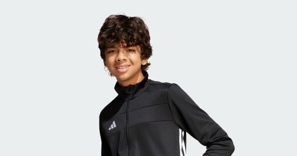 adidas Tiro 25 Essentials Training Jacket Kids Black Free
