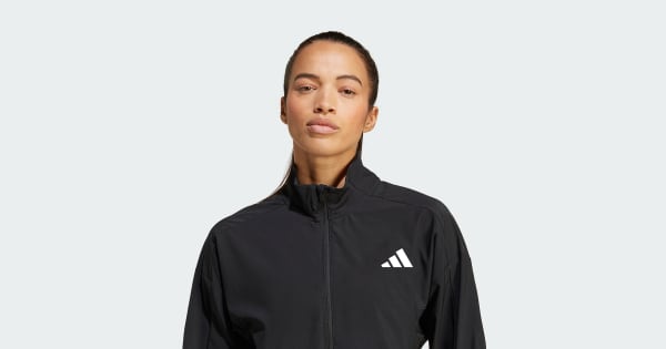 アディダス フルジップ トレーニングジャケット - ブラック