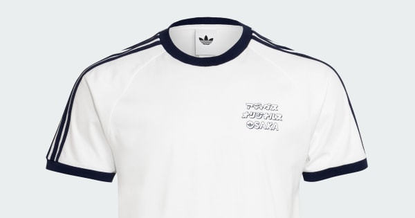 アディダス OSKカタカナ グラフィックTシャツ (半袖) - ホワイト