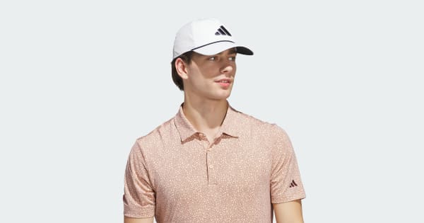 adidas Ultimate365 Mini Bunker Polo Shirt - Pink | Free Shipping