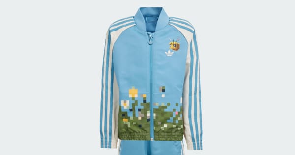 adidas Originals x Minecraft Track Suit Set - Blue | adidas UK