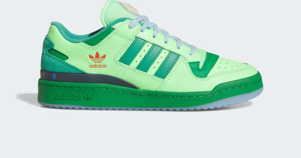 ADIDAS THE SIMPSONS FORUM 84 LOW CL SHOES - Green | Free Shipping