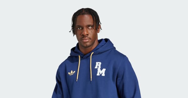 Moletom Capuz Real Madrid VRCT Azul adidas adidas Brasil