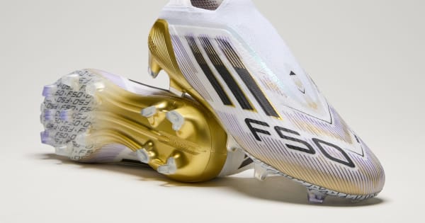 シューズ adidas F50 elite AG 25.5 adidas F50 Elite Laceless Firm Ground Boots - White | adidas