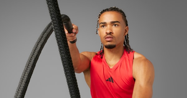 アディダス Airchill タンクトップ - レッド | アディダス ジャパン