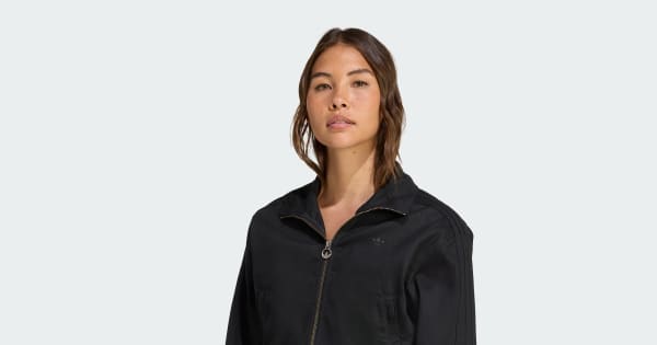 アディダス ファイヤーバード ツイル クロップ トラックトップ