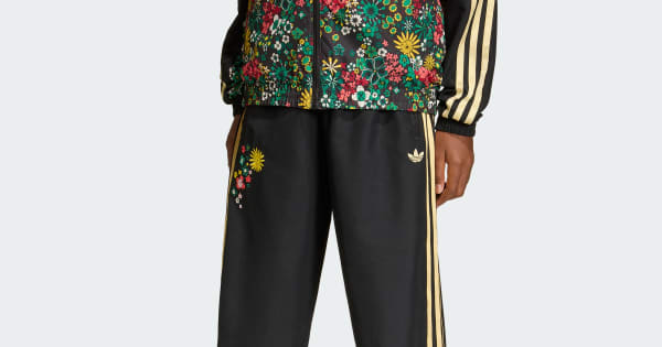 adidas Originals x Liberty London TRACK PANTS - Black | Free