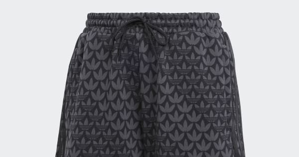 Trefoil_Monogram_Shorts_Black_