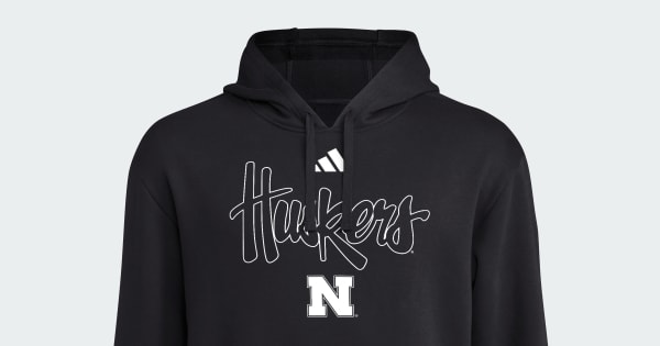 Ne✌️ Men's adidas Black Nebraska Huskers Z.N.E. Full-Zip Hoodie