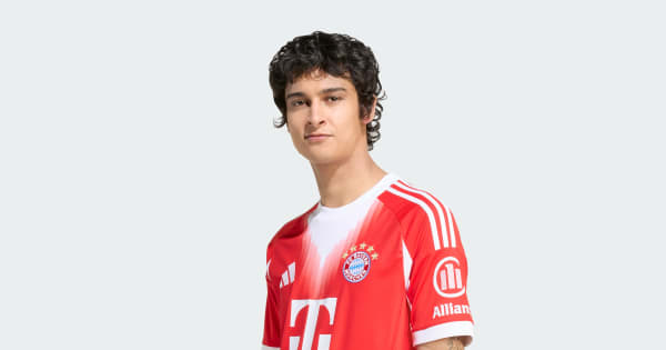 adidas FC Bayern 25/26 Home Jersey - Red | Free Shipping with