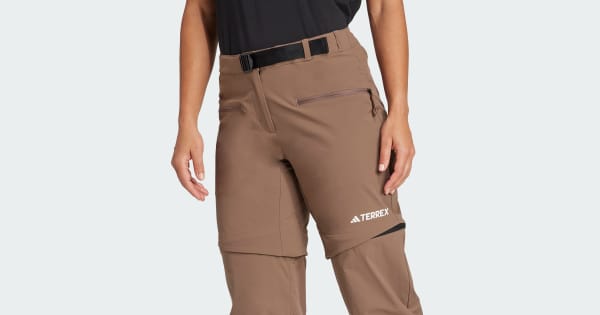 adidas TERREX Utilitas Hiking Zip-Off Hose Braun adidas Austria