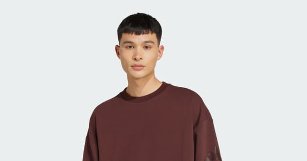 adidas Soft Lux Sweatshirt - Brown | Free Shipping with adiClub
