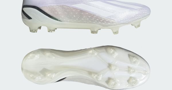 adidas X Speedportal+ Firm Ground Soccer Cleats - White | Free