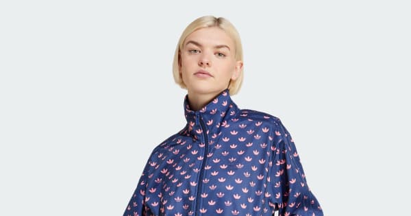 adidas Monogram Firebird Track Top - Blue | adidas India