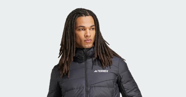 HOODED LIGHT DOWN ブラック M adidas Terrex Multi Light Down CLIMAWARM Hooded Jacket - Black