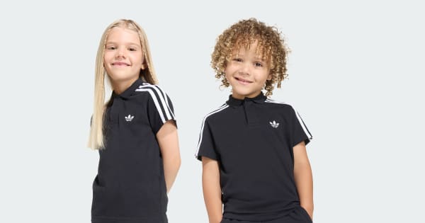 アディダス ポロ ショート ティー セット - ブラック | アディダス