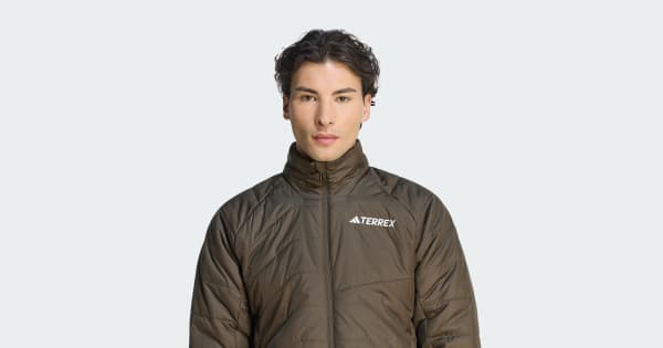 adidas Terrex Multi Synthetic Insulated Jacket - Green | Free