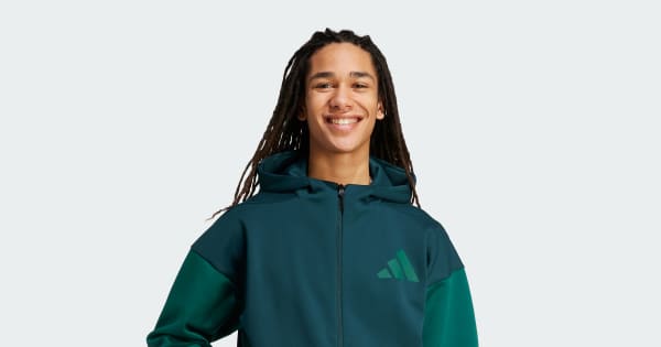 Y※※※i Moletom Capuz Full-Zip adidas Z.N.E. - Verde adidas | adidas