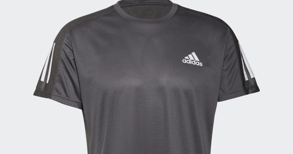 adidas Own the Run T-Shirt - Grey | adidas UK