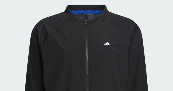 アディダス 【ゴルフ】クルーネック 防風 長袖フルジップジャケット
