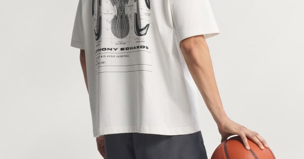 アディダス アンソニー・エドワーズ GFX スキーマティック Tシャツ