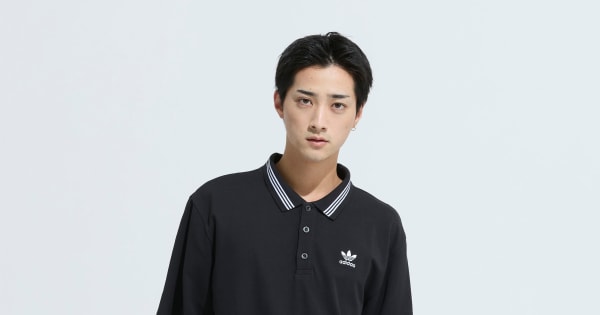 アディダス ポロシャツ Lサイズ ブラック【新品未使用】 アディダス アディダス アディカラー ルーズフィット ポロシャツ