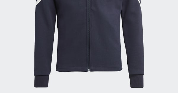 adidas Designed for Gameday Full-Zip Hoodie - Blue | Free Shipping