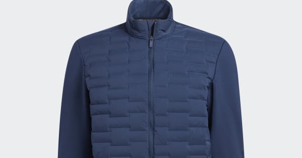 Blue Frostguard Recycled-Content Full-Zip Padded Golf Jacket
