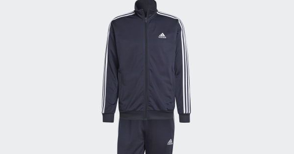 アディダス ベーシック スリーストライプス トリコット トラックスーツ