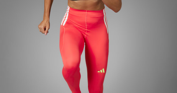 アディダス アディゼロ フルレングス レギンス - レッド | アディダス