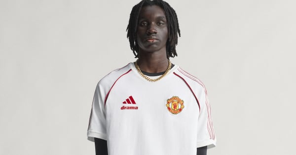 adidas Manchester United x Drama Call Tee - White | adidas Singapore
