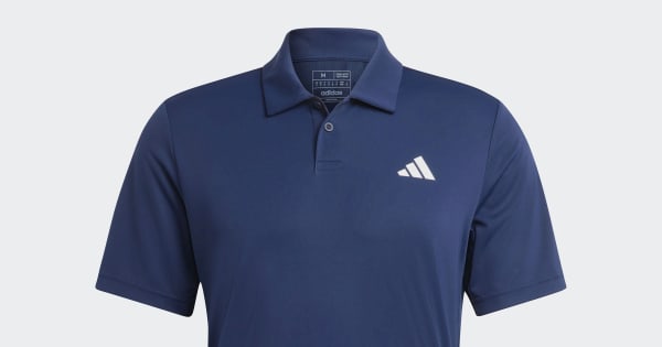adidas テニスOサイズ ポロシャツ 青/黒 HS3279_01_laydown.jpg