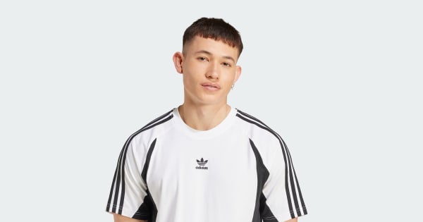 00s adidas game shirt 希少 old adidas Archive_Tee_White_IZ4827_21_mo