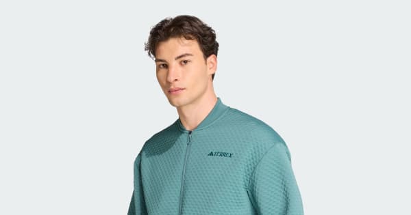 adidas Terrex Xploric Sweater Jacket - Green | Free Shipping with