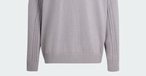 アディダス プレミアム ニット クルーネックセーター - グレー