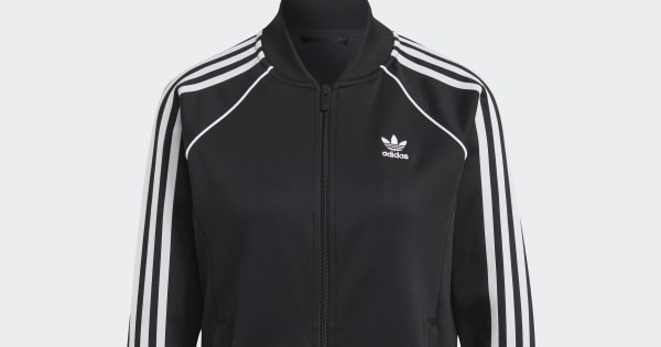 超希少7XL✨アディダス トラックジャケット スクエアジップ SST 黒 刺繍 adidas（アディダス） ジャージ アディカラー クラシックス SST
