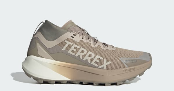(取寄) アディダステレックス メンズ テレックス アグラヴィック Gtx トレイル ランニング シューズ - メンズ Adidas TERREX men Terrex Agravic GTX Trail Running Shoe - Men's Blanch Cargo/Alumina/Putty Beige アディダス テレックス アグラヴィック GTX トレイルランニング