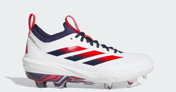 adidas Adizero Impact TPU 2.0 USA Cleats - White | Free Shipping