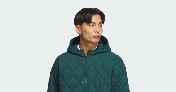 アディダス 【ゴルフ】クォータージップ中わた入りプルオーバー長袖