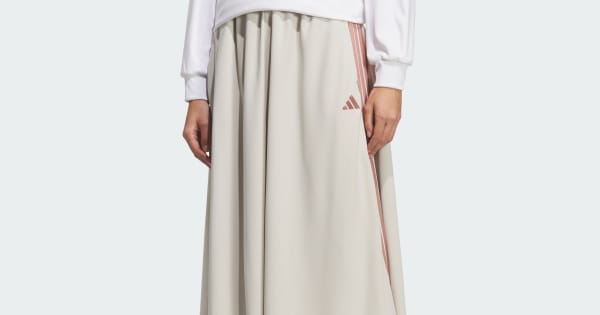 アディダス スリーストライプス KN スカート - ベージュ | アディダス