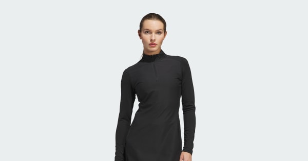 adidas Ultimate365 Long Sleeve Dress - Black | Free Shipping with